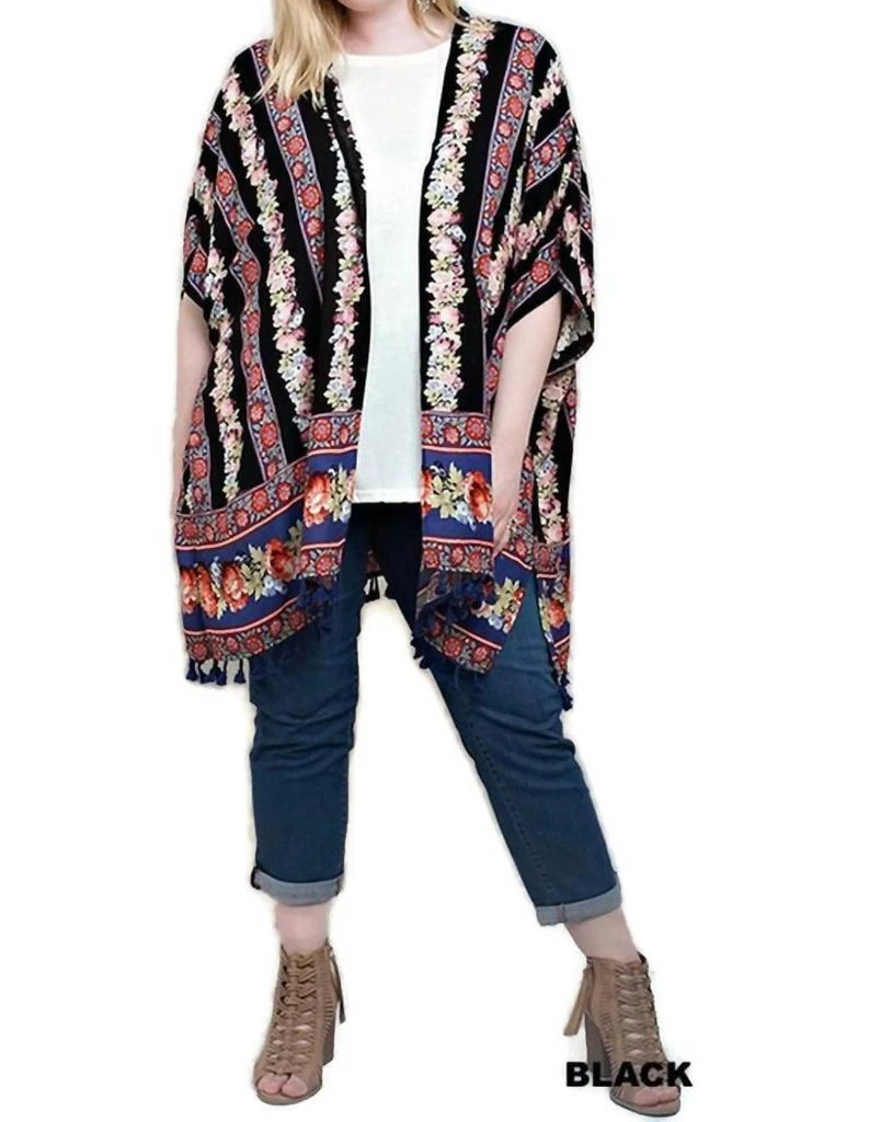 Kori Kori - Back Crochet Patch Kimono Jacket 4