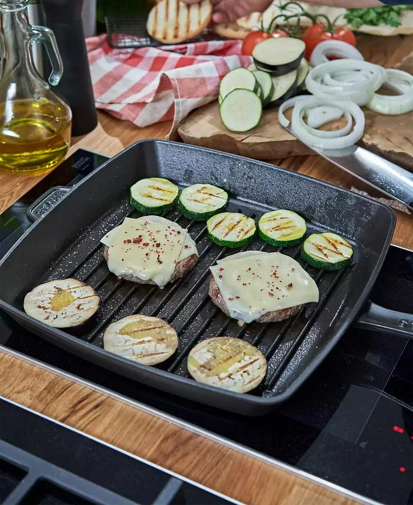 Staub Cast Iron 12" Square Grill Pan 5