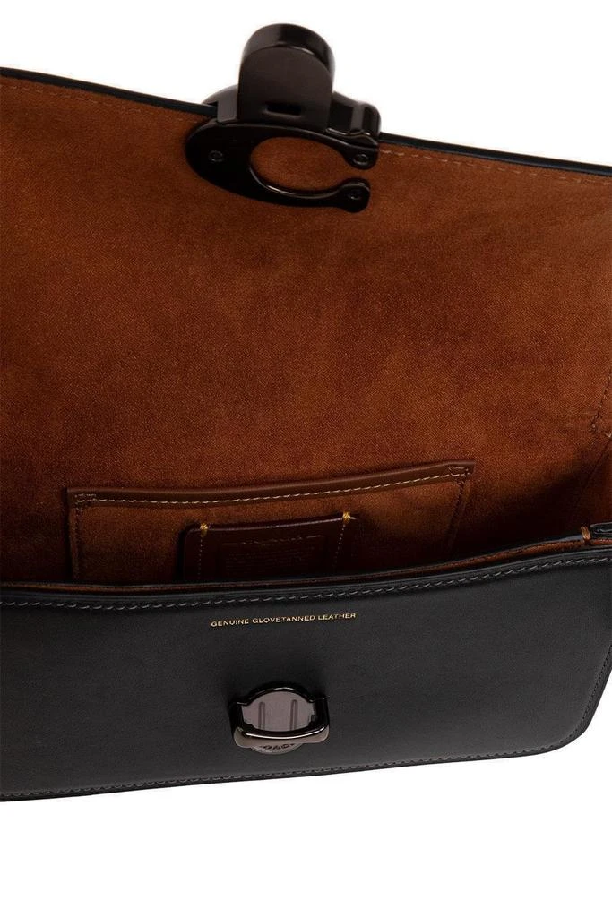 Coach Coach Studio Logo Plaque Baguette Shoulder Bag 4