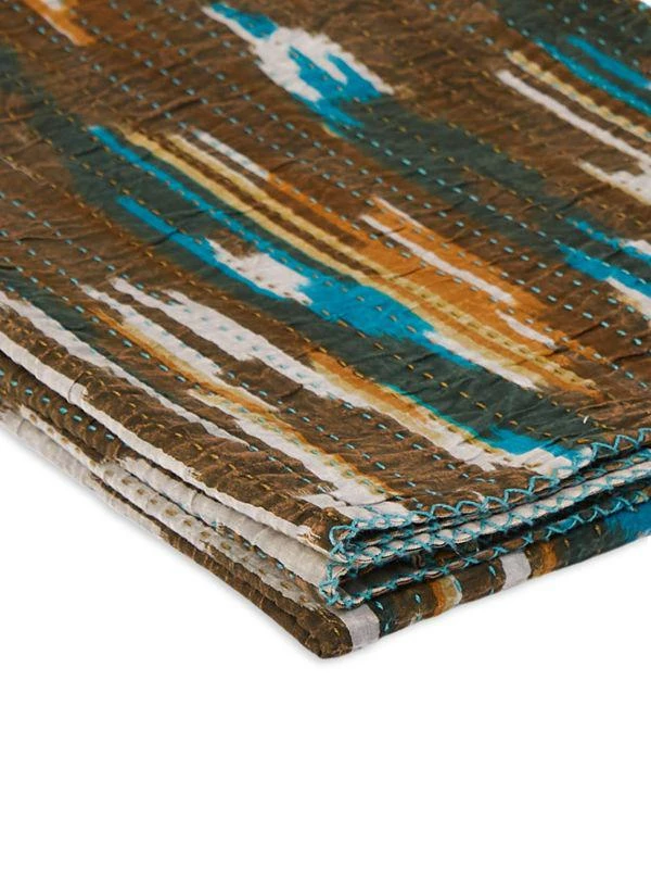 TAJ HOTEL Kantha Quilted Throw 3