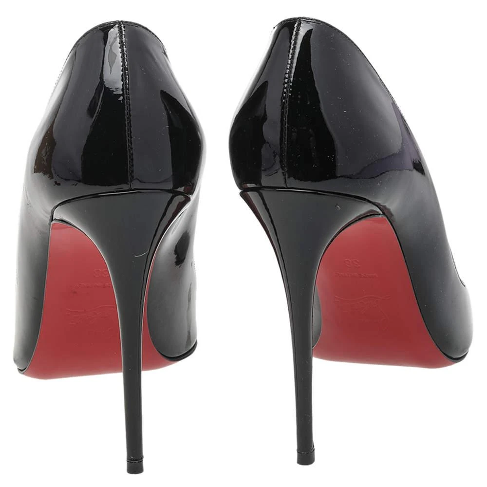 Christian Louboutin Christian Louboutin Black Patent Leather Fifille Pumps Size 38 5