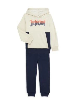 Timberland Boy's 2-Piece Logo Hoodie & Joggers Set 1