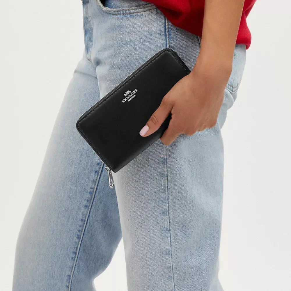 Coach Long Zip Around Wallet 5