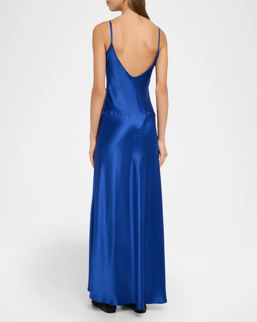 Gabriela Hearst Jesaba Scoop-Neck Silk Maxi Slip Dress 3
