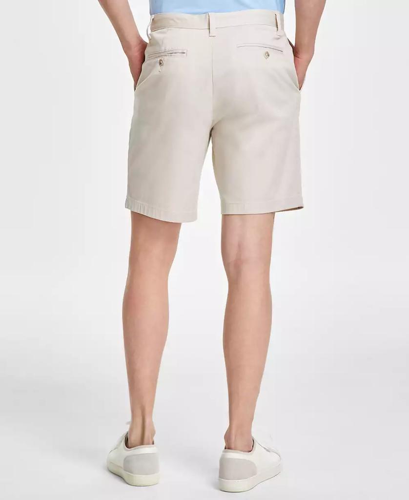 Nautica Men's Classic-Fit Stretch Flat-Front 6" Chino Deck Shorts
