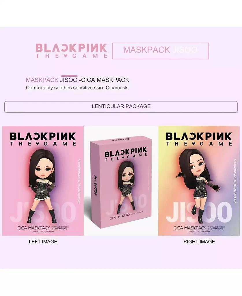SIIA Cosmetics "BLACKPINK THE GAME" MASKPACK SET - JISOO (CICA) 3