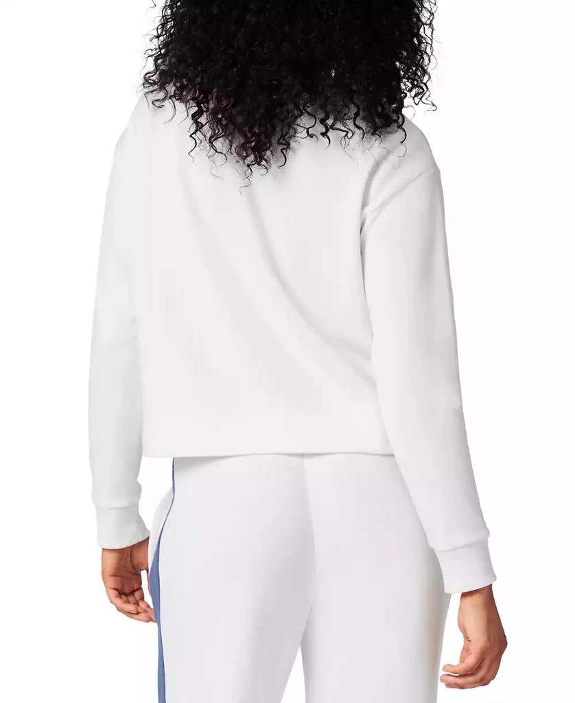 GAP Women's French Terry Crewneck Logo Pajama Top - Exclusively at Macy's 2