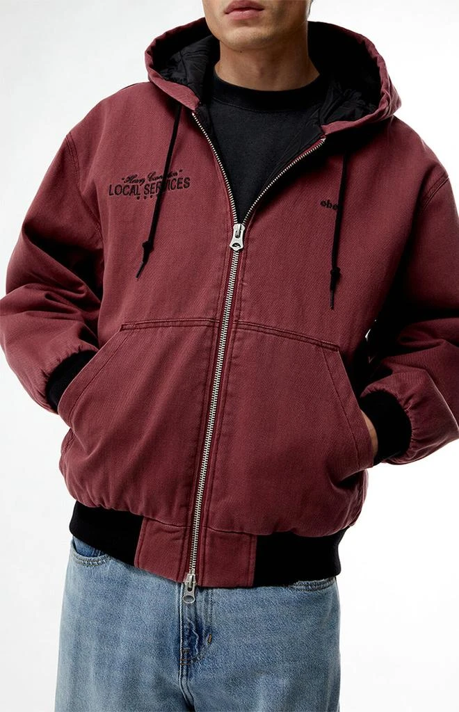 Obey Local Service Zip Up Hoodie 3