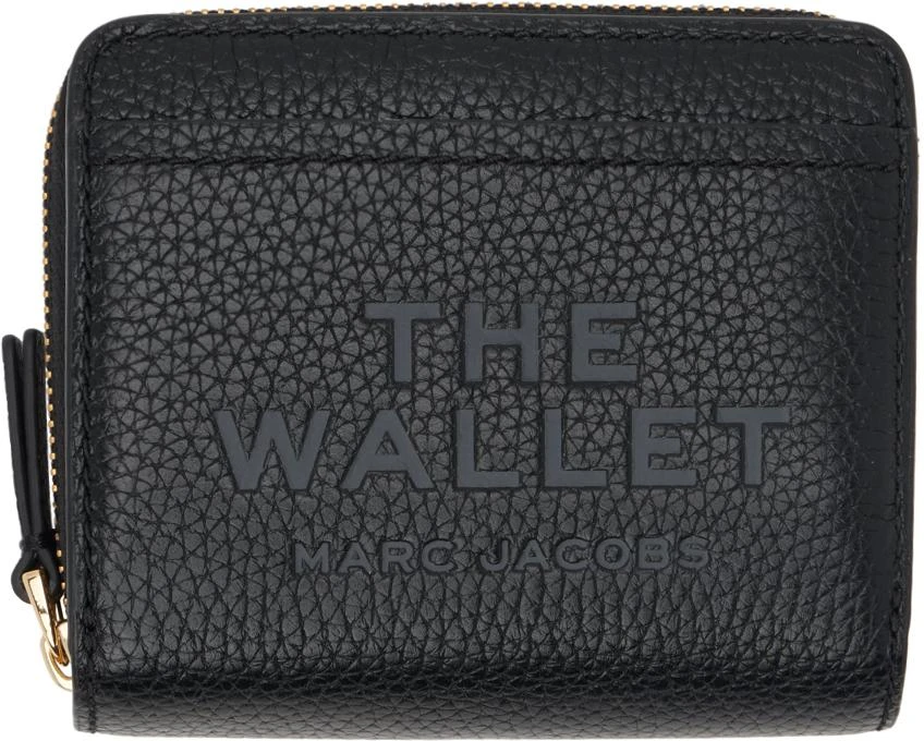 Marc Jacobs Black 'The Leather Mini Compact' Wallet 1