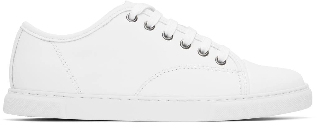 Lanvin White DBB1 Leather Sneakers 1