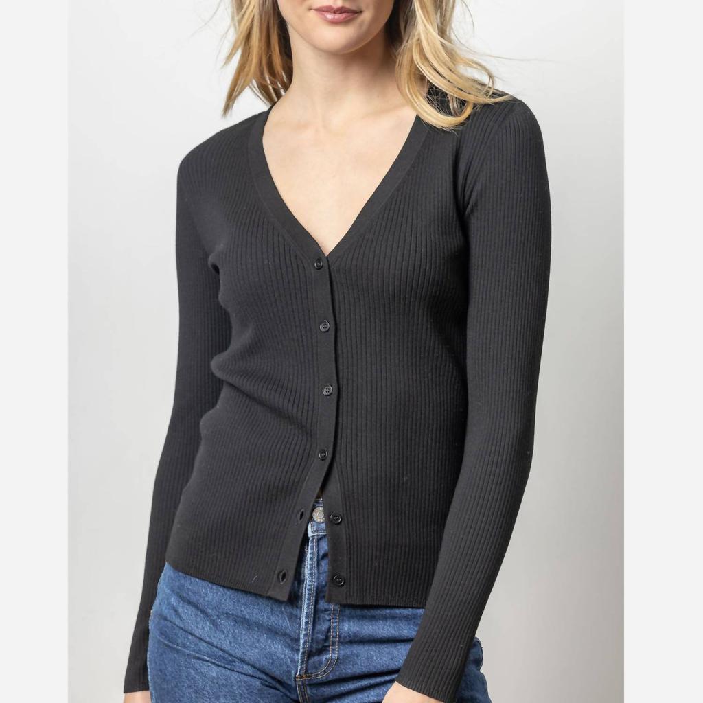 Lilla P Lilla P - Ribbed Cardigan