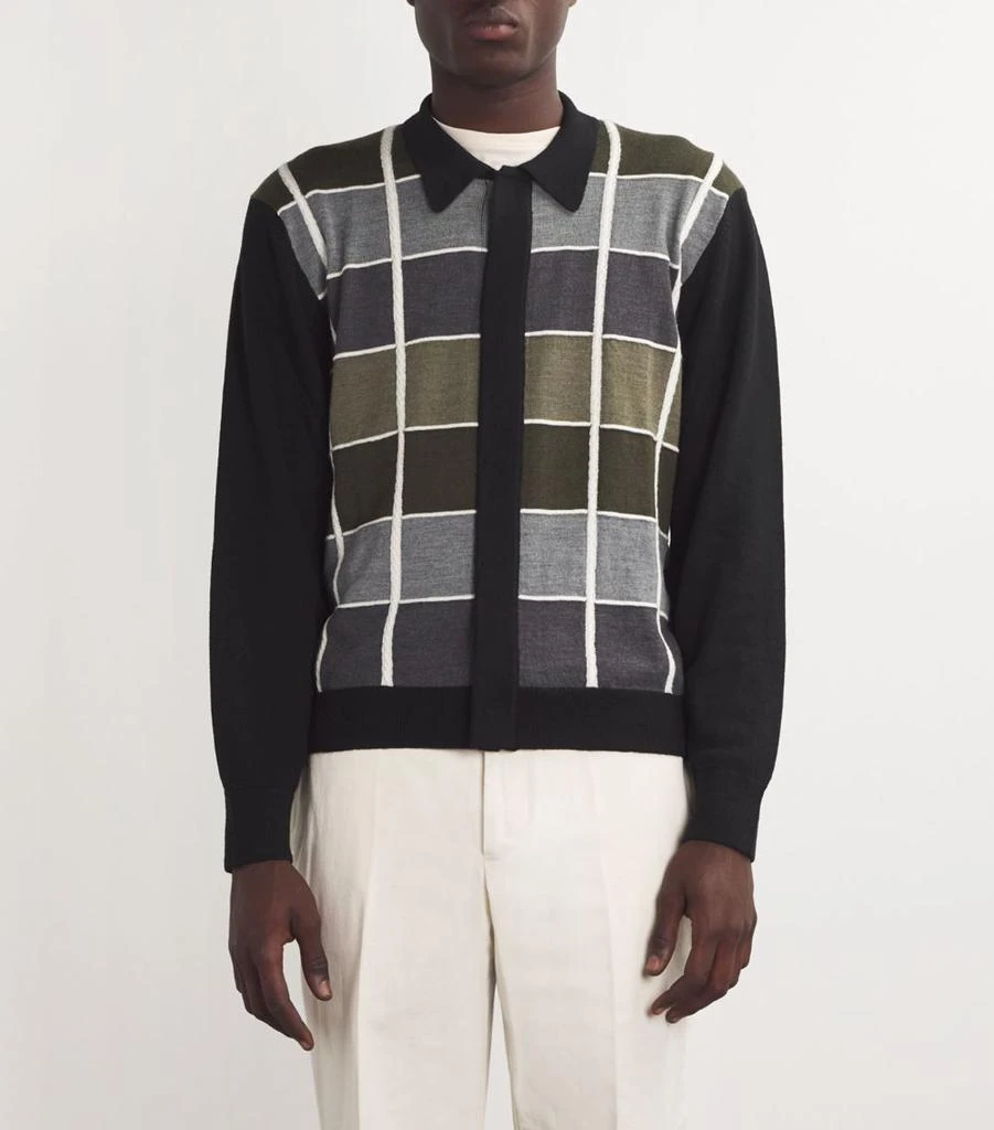 Officine Generale Merino Wool Brennan Cardigan 3