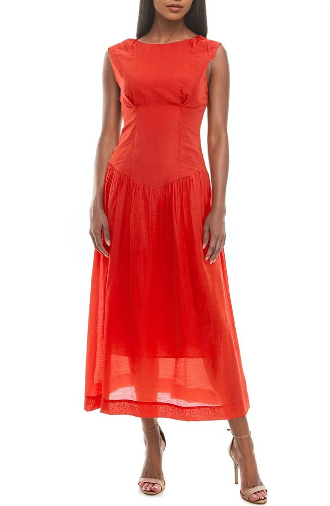 Socialite Drop Waist Midi Dress 1