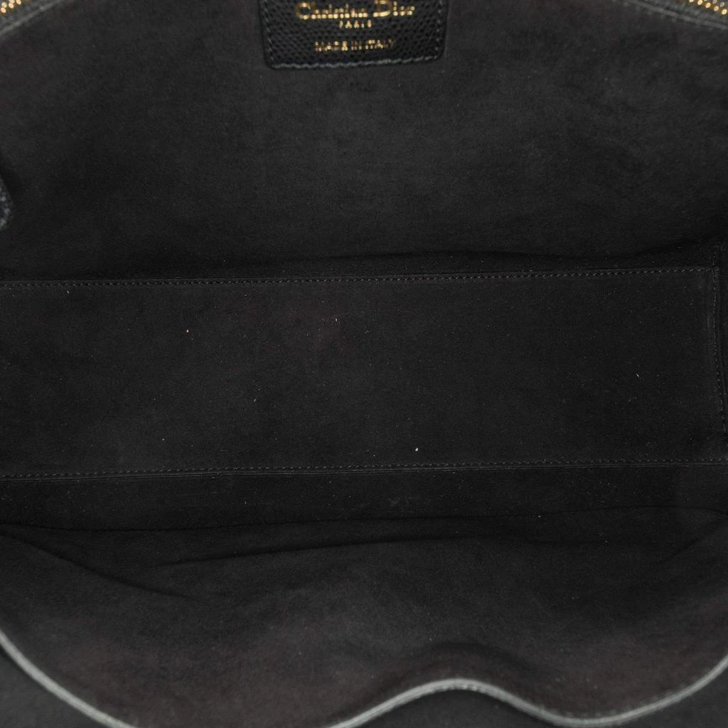 Dior Dior Black Large Grained Calfskin Lady Dior 5