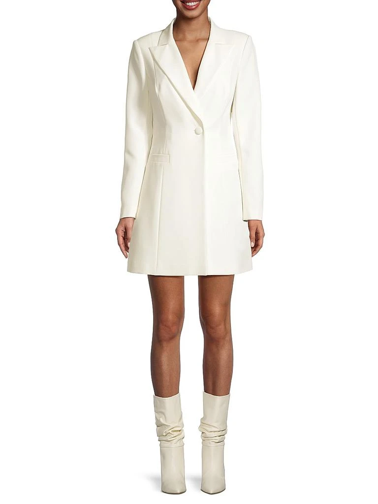 Liv Foster Tuxedo Crepe Minidress 2