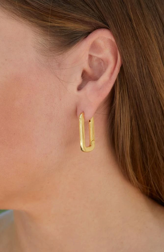 Savvy Cie Jewels Link Hoop Earrings 2