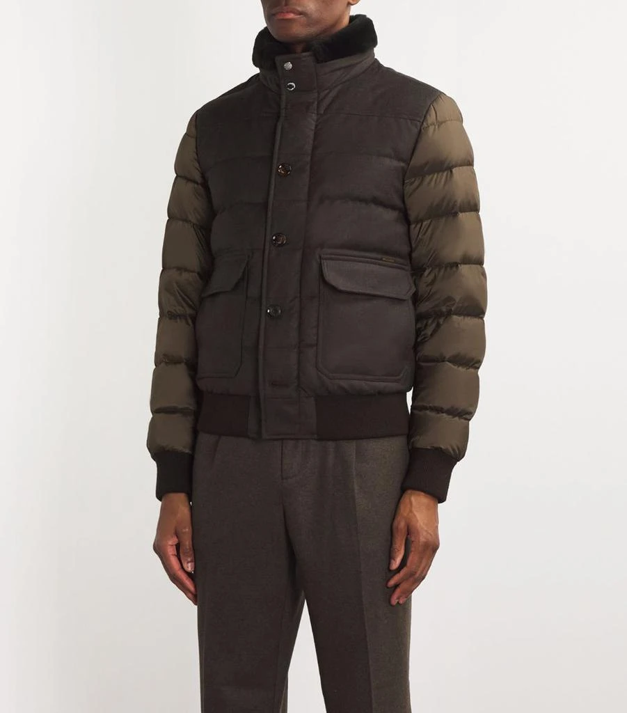 MOORER Fur-Trim Fantoni Down Jacket 3