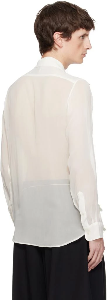 Dries Van Noten White Sequinned Shirt 3