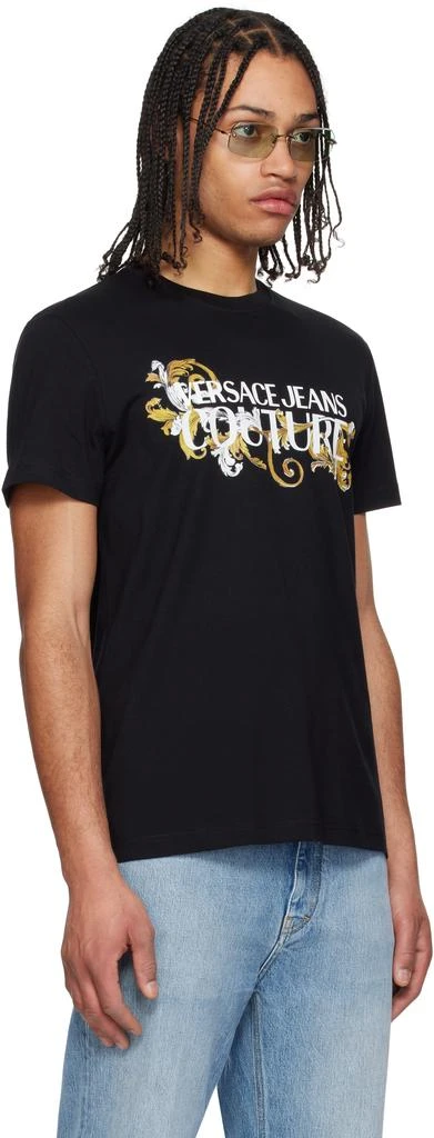 Versace Black Logo Baroque T-shirt 2