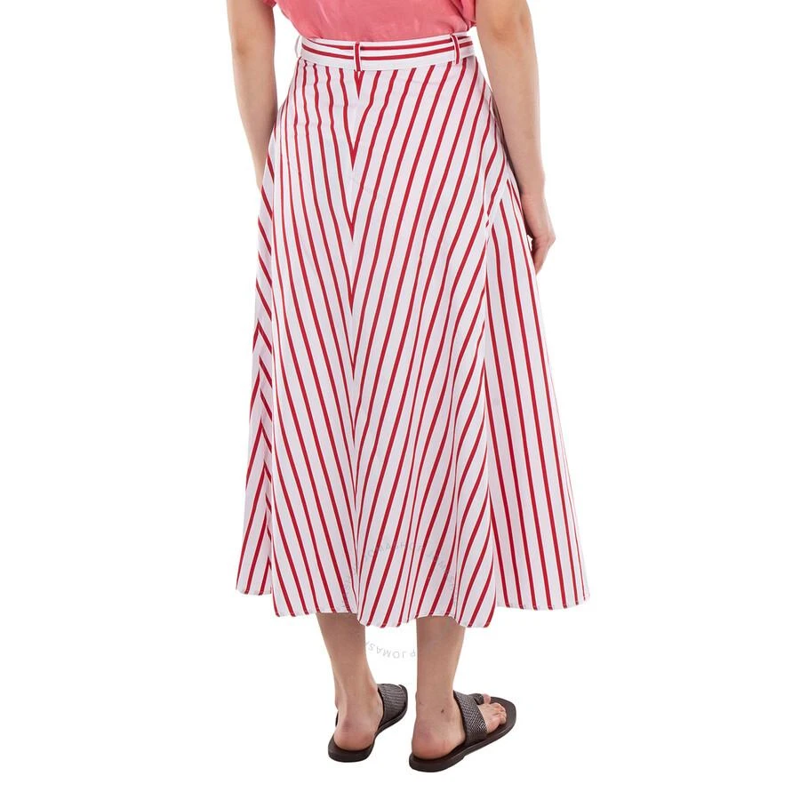 Ralph Lauren Striped A-Line Skirt With Belt 3