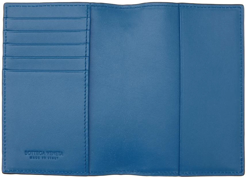 Bottega Veneta Gray Intrecciato Passport Holder 3