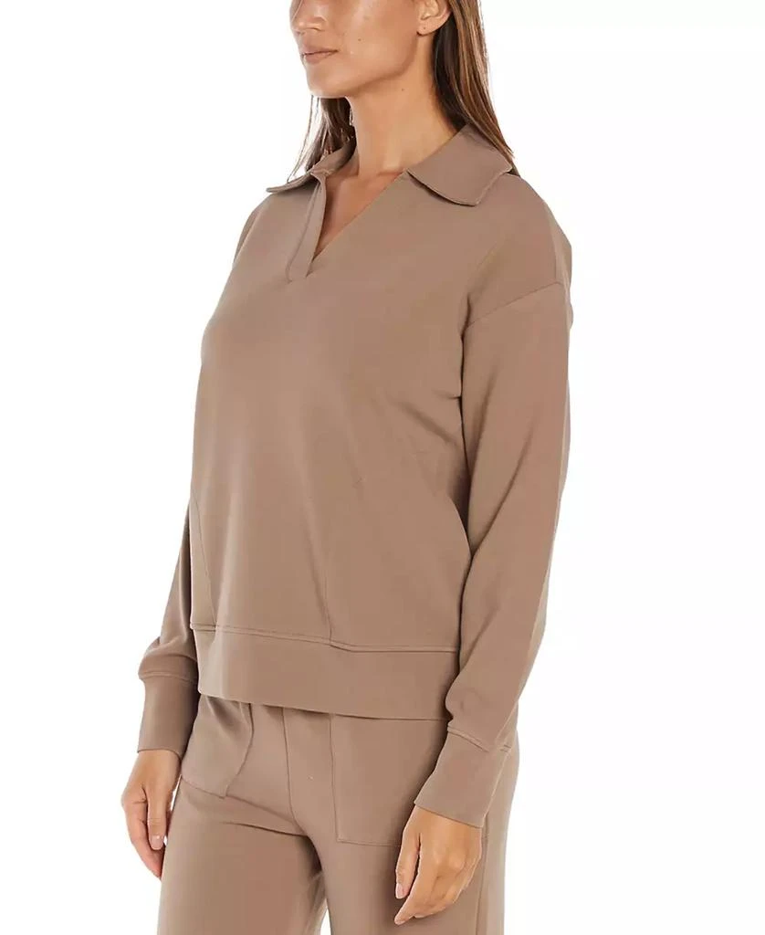 Three Dots Women's Sonia Split-Neckline Pullover Top 2