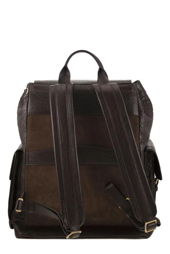 Brunello Cucinelli Brunello Cucinelli Textured City Backpack 2