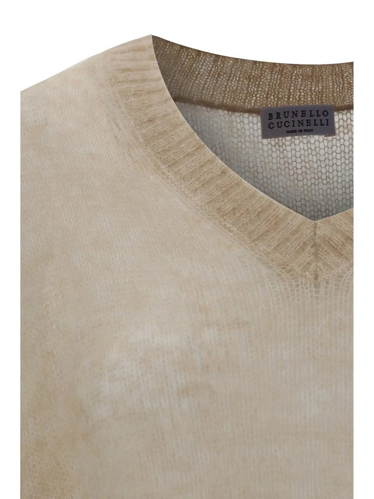 Brunello Cucinelli Brunello Cucinelli V-Neck Knitted Jumper 3