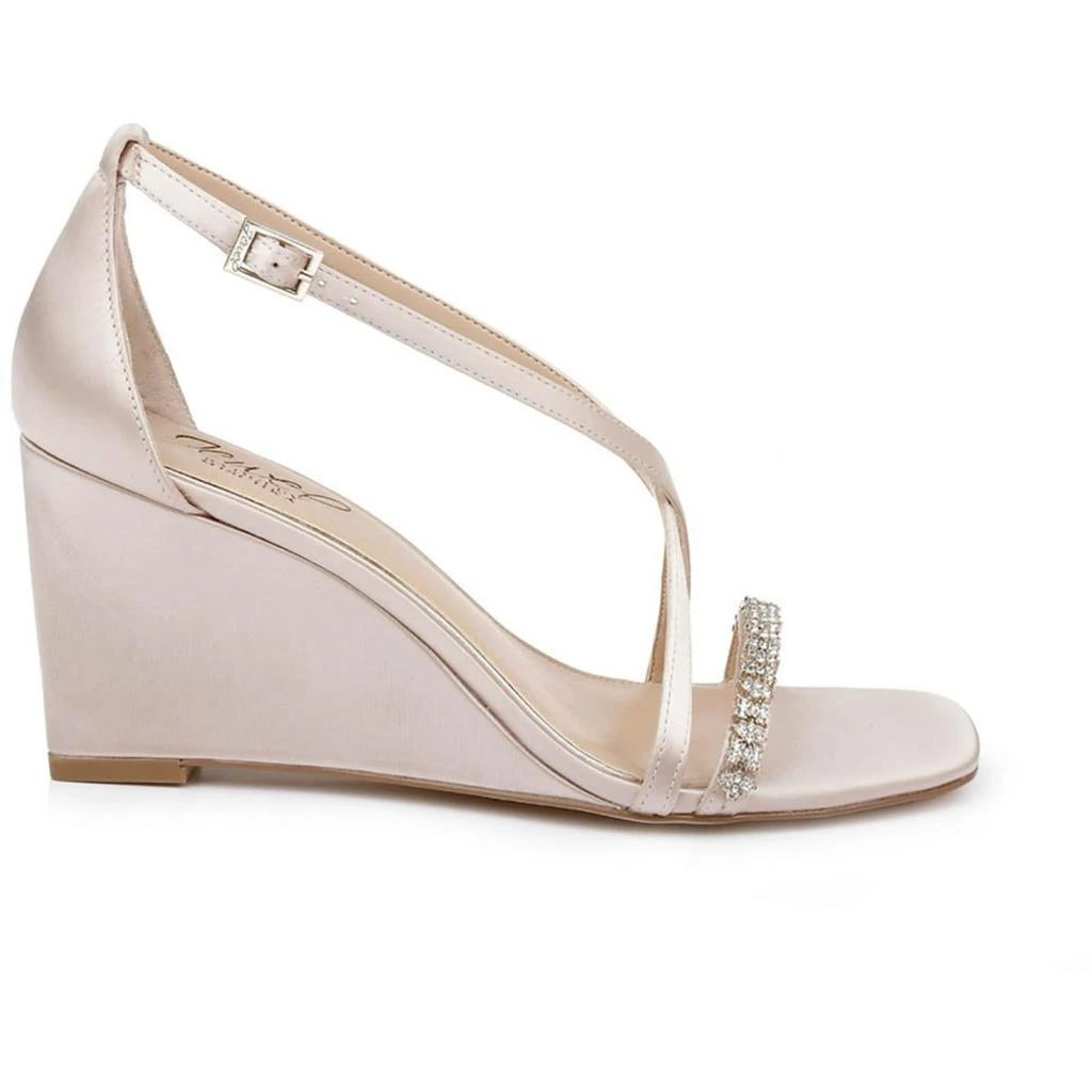 Badgley Mischka Adelynn Womens Wedges Ankle Strap 2