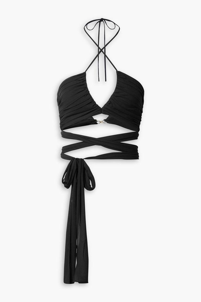 MARIKA VERA Brooke stretch-mesh halterneck bra top