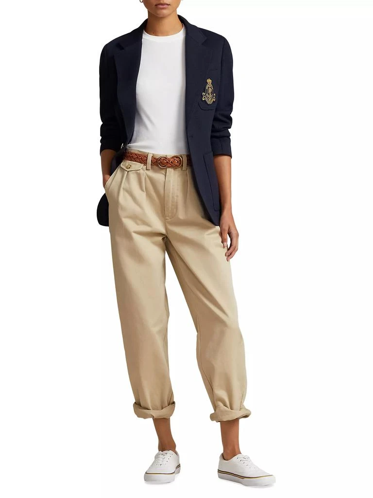 Ralph Lauren Double-Knit One-Button Blazer 2