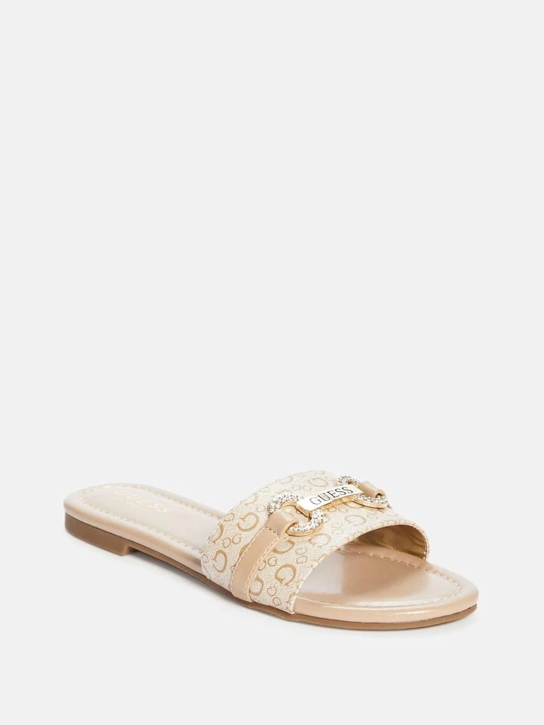 Guess Factory Lamera Logo Slide Sandals 8