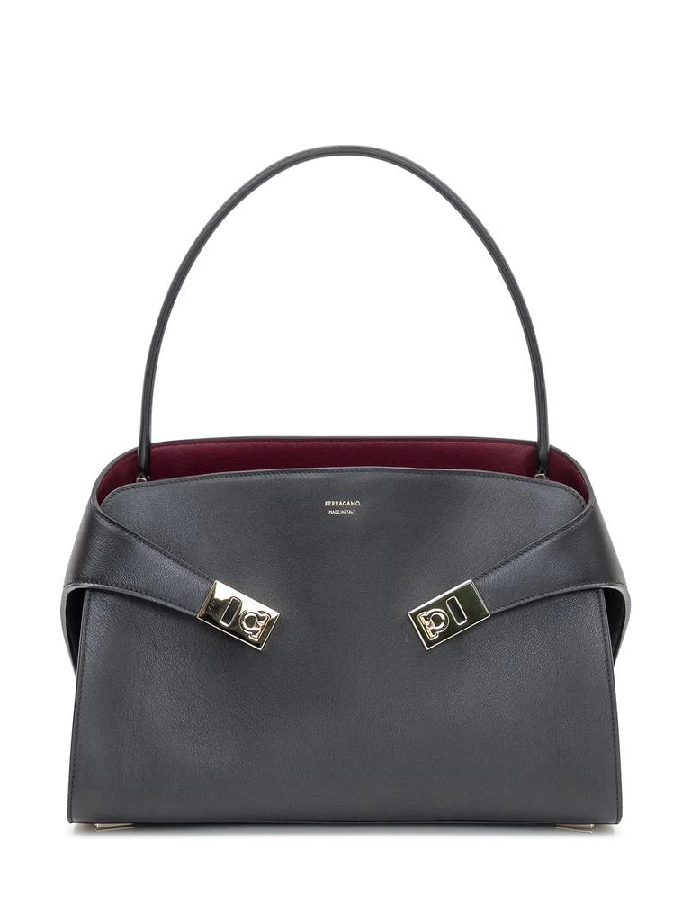 Salvatore Ferragamo Hug Soft Two-tone Shoulder Bag (m) 1
