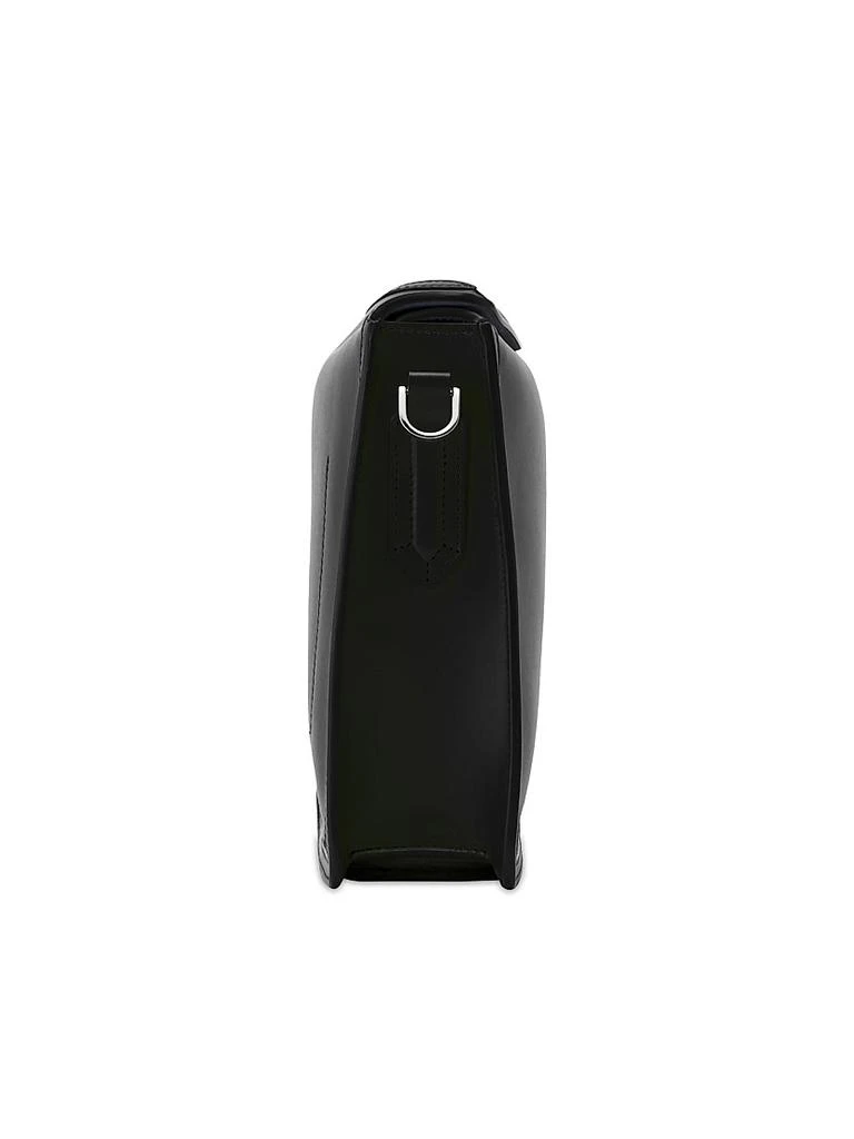 Lanvin Compagnon Asymmetrical Leather Clutch Bag 4