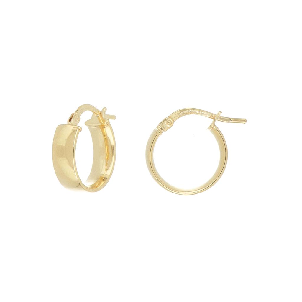 SSELECTS 4.4Mm Tube  Gold Hoop Earrings