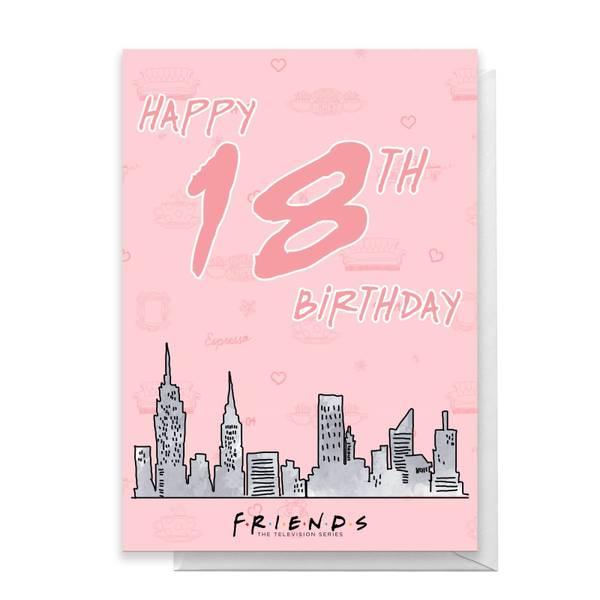 Original Hero Friends Birthday 18th Greetings Card