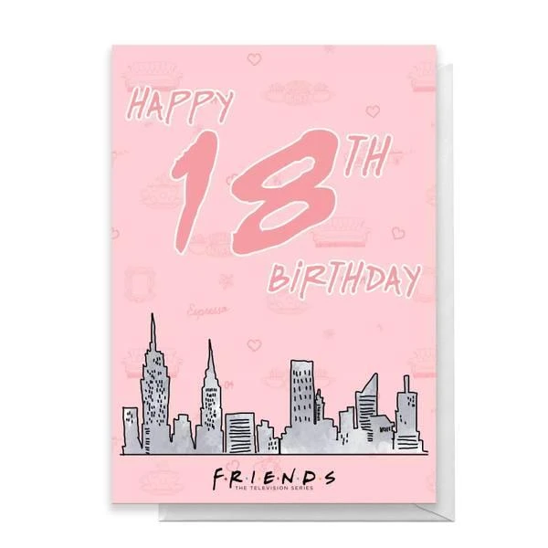 Original Hero Friends Birthday 18th Greetings Card 1