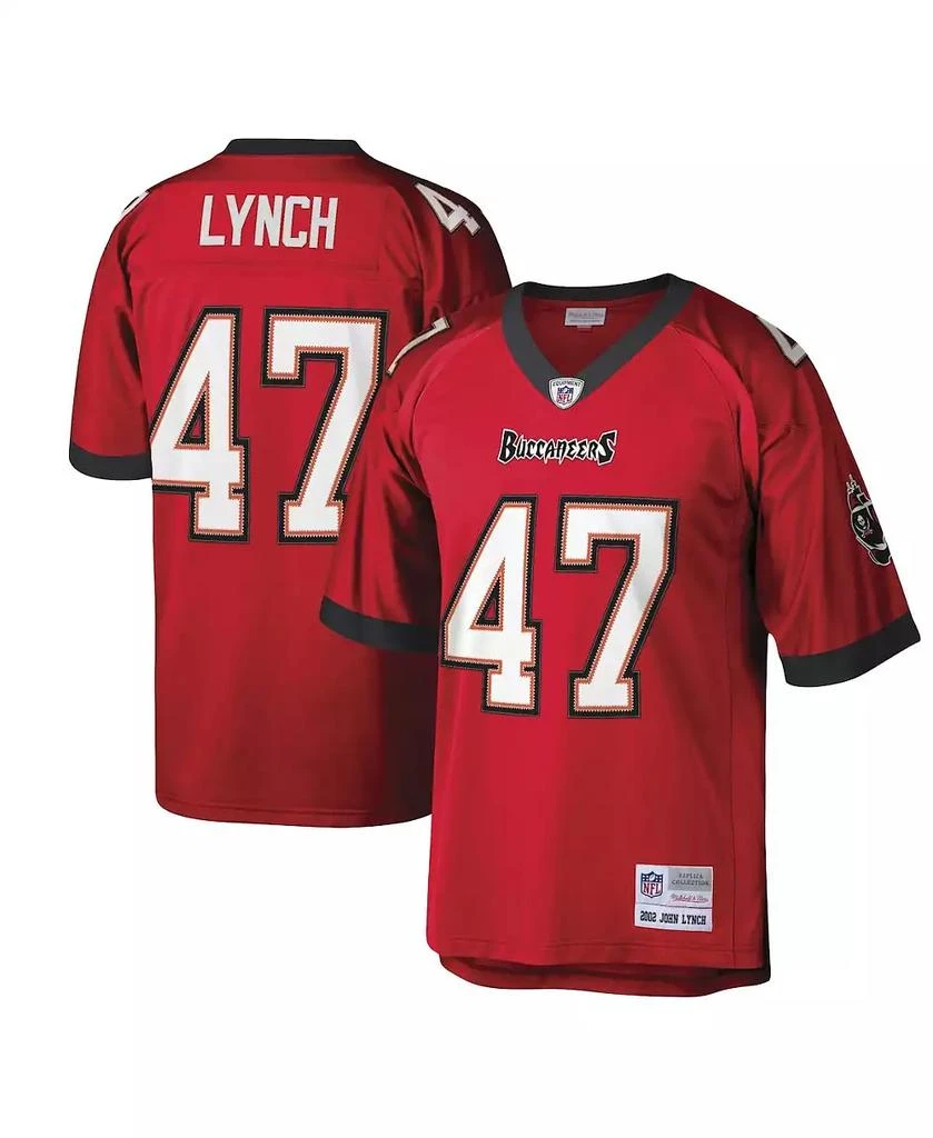 Mitchell & Ness Men's John Lynch Red Tampa Bay Buccaneers Legacy Replica Jersey 1