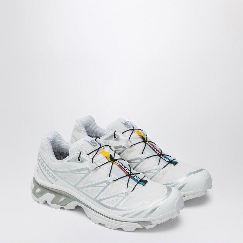 【関税&送料込】Salomon Xt-6 Gtx Sneakers White Silver Salomon - WHITE, WHITE AND FTW SILVER XT-6 GTX SNEAKERS – LE