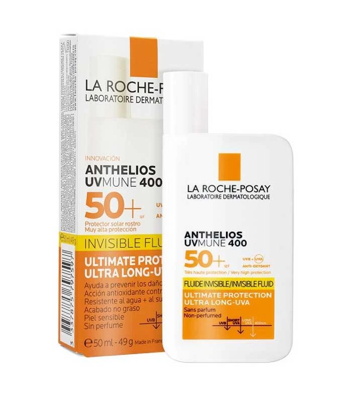 La Roche Posay La Roche-Posay - Anthelios UVMune 400 Invisible Fluid SPF50+ Sun Cream (50ml) 1