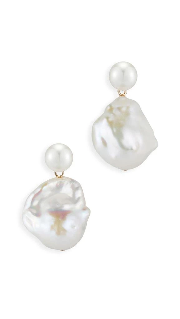 MATEO Duality Pearl Drop Earrings 4