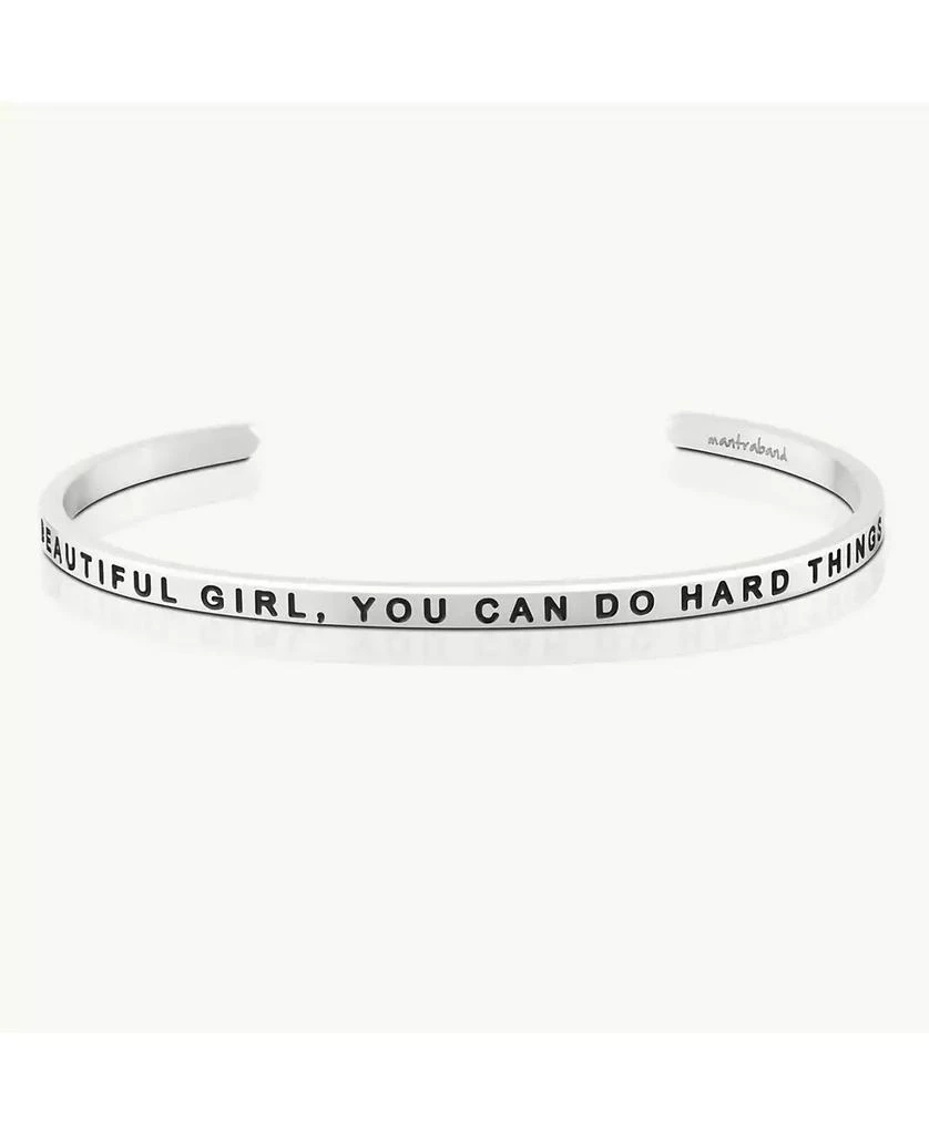 Mantra Gold Beautiful Girl You Can Do Hard Things Bracelets