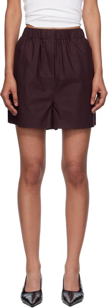 The Frankie Shop Purple Lui Organic Cotton Boxer Shorts