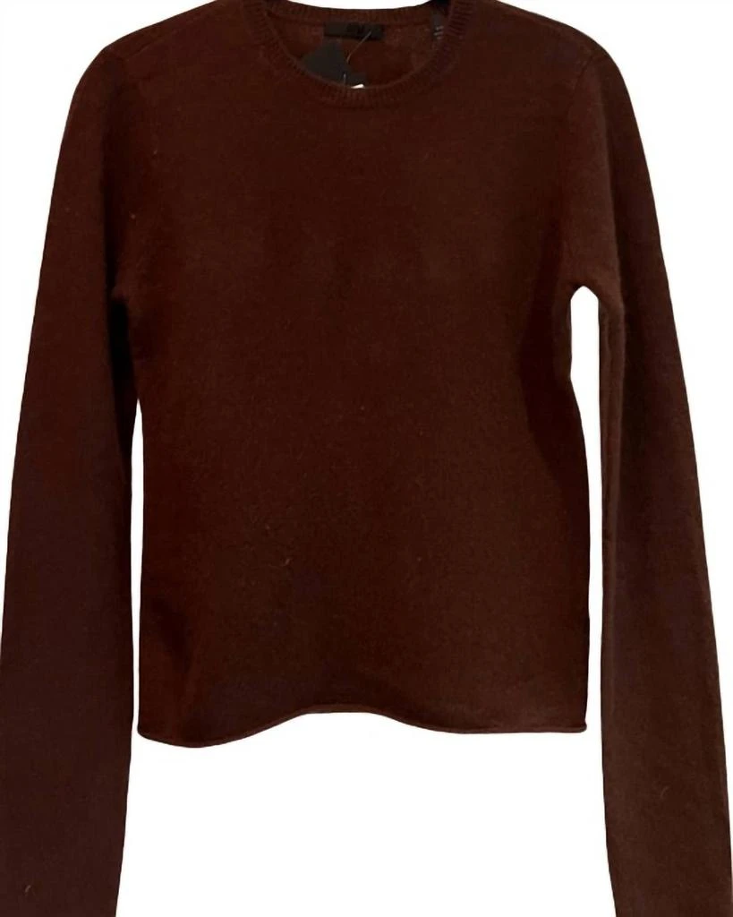 ATM Atm - Cashmere Long Sleeve Crew Neck Sweater 1