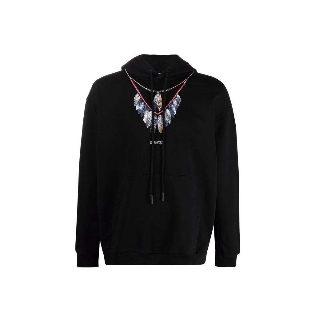 Marcelo Burlon Marcelo Burlon Feather Necklace Print Sweatshirt