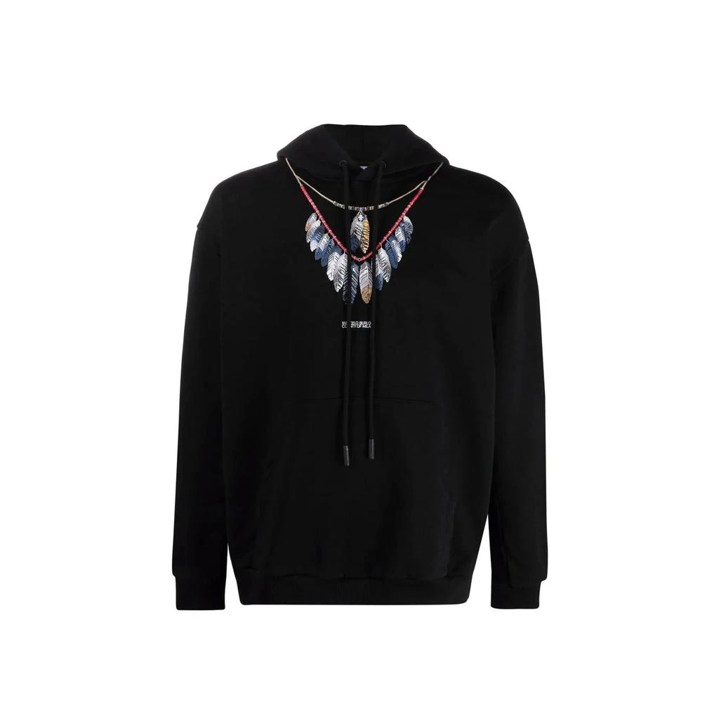 Marcelo Burlon Marcelo Burlon Feather Necklace Print Sweatshirt 1