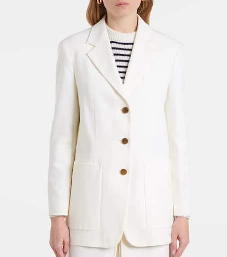 Max Mara Single-breasted cotton drill jacket 4