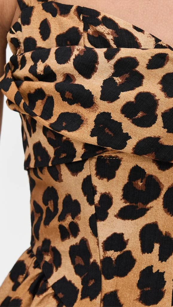 Moon River Sweetheart Neckline Leopard Print Mini Dress 5
