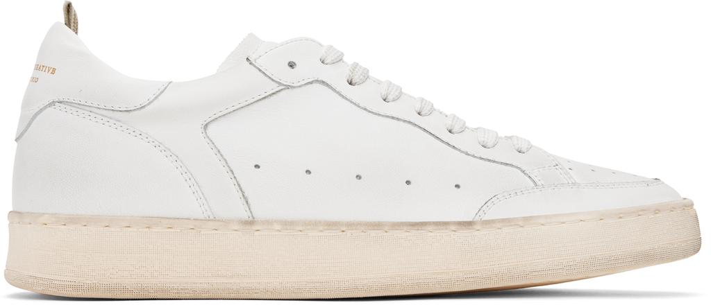 【関税込み】Officine Creative ホワイト Mower 007 スニーカー Officine Creative White Mower 007 Sneakers - Casual Shoes