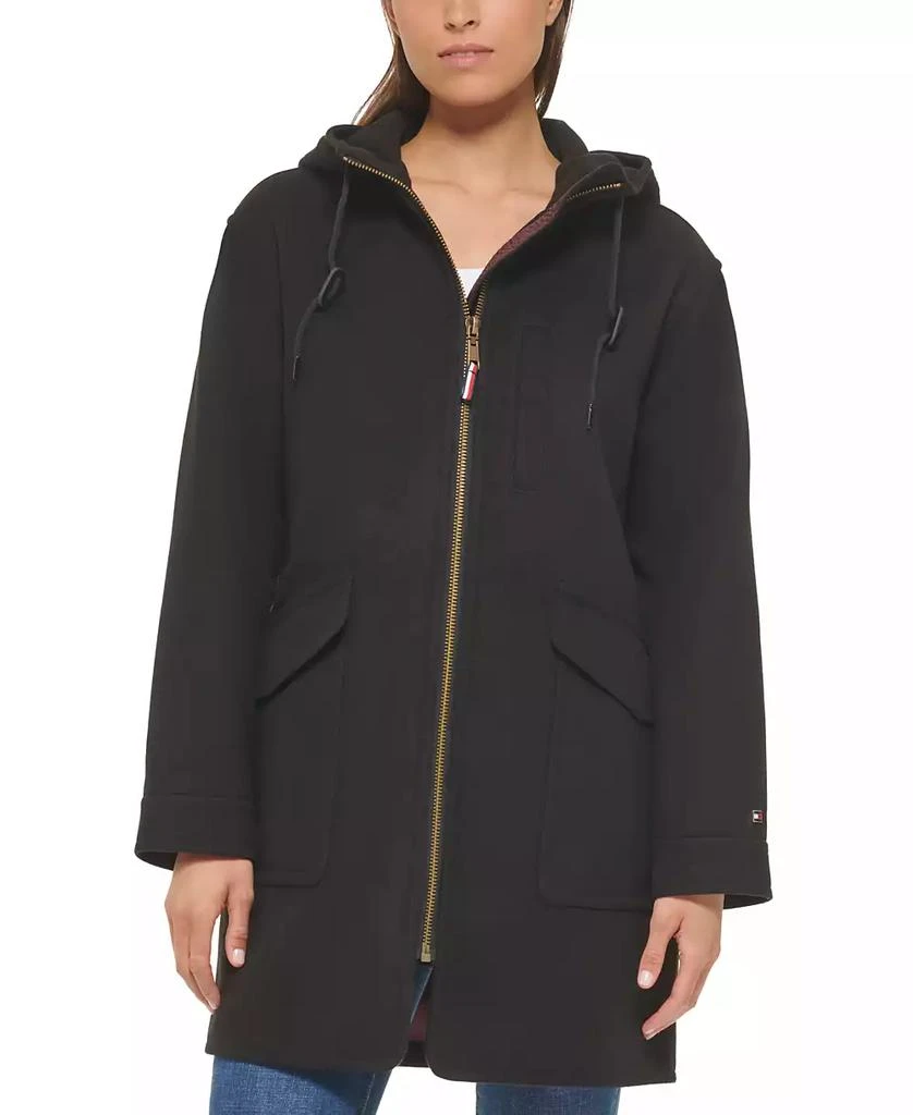 Tommy Hilfiger Women's Zip Front Hooded Coat 1